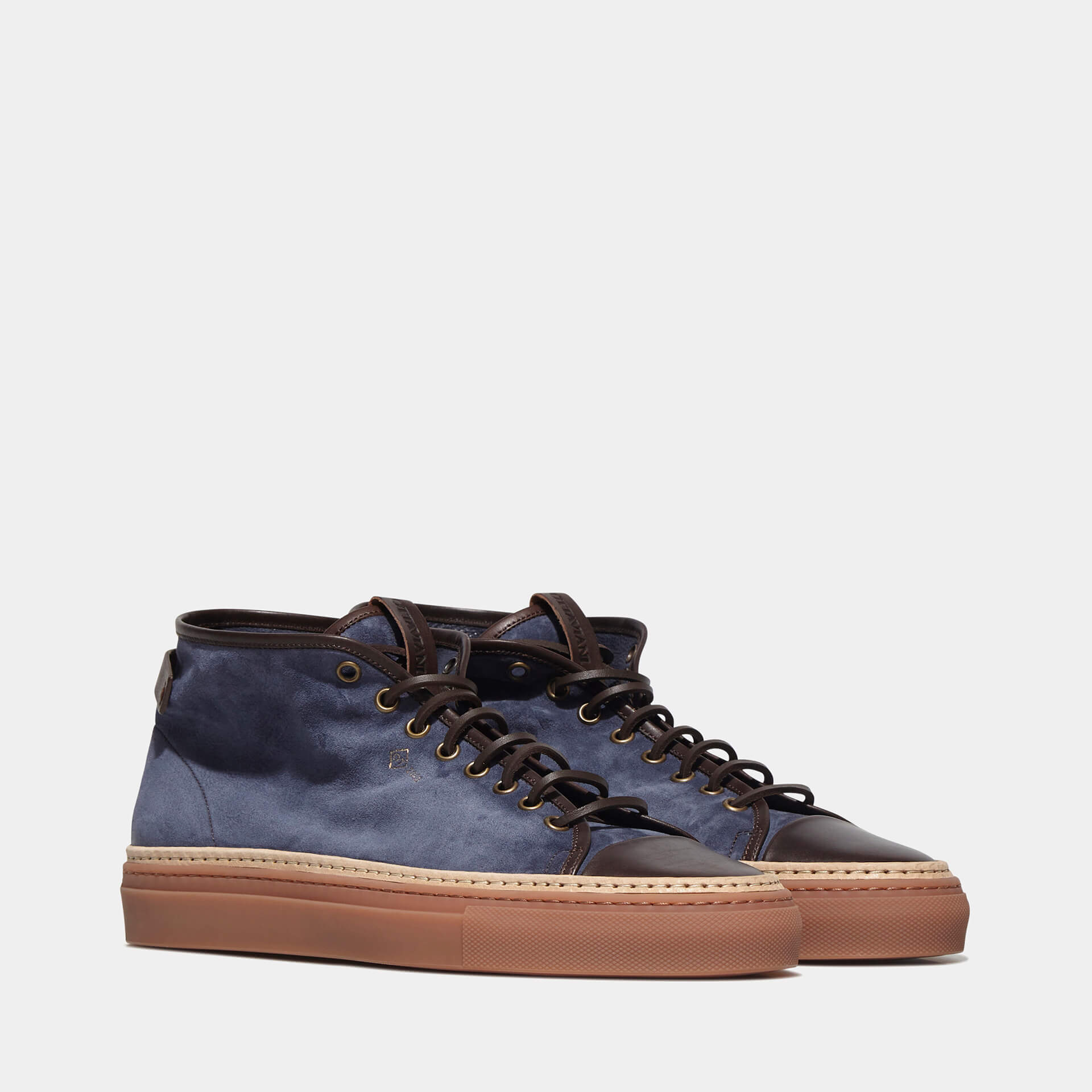 Sneaker Alta Attilio Blu Ottaviani Shoes